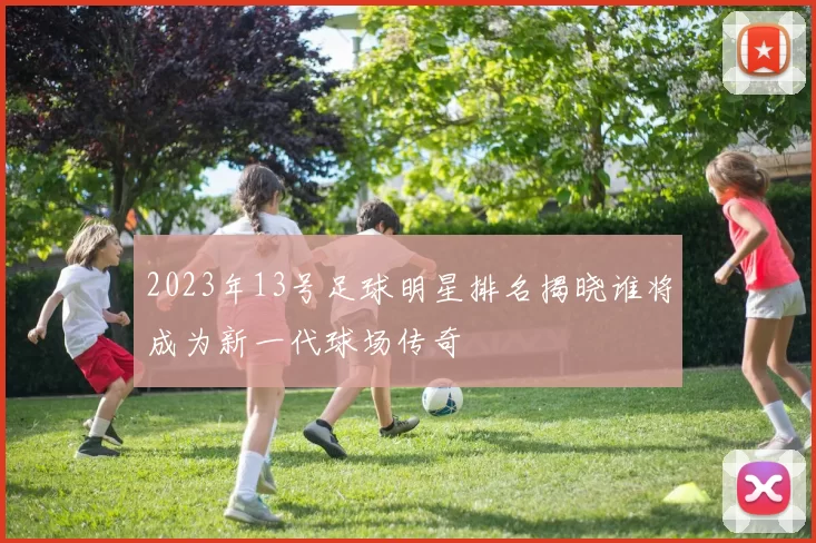 2023年13号足球明星排名揭晓谁将成为新一代球场传奇