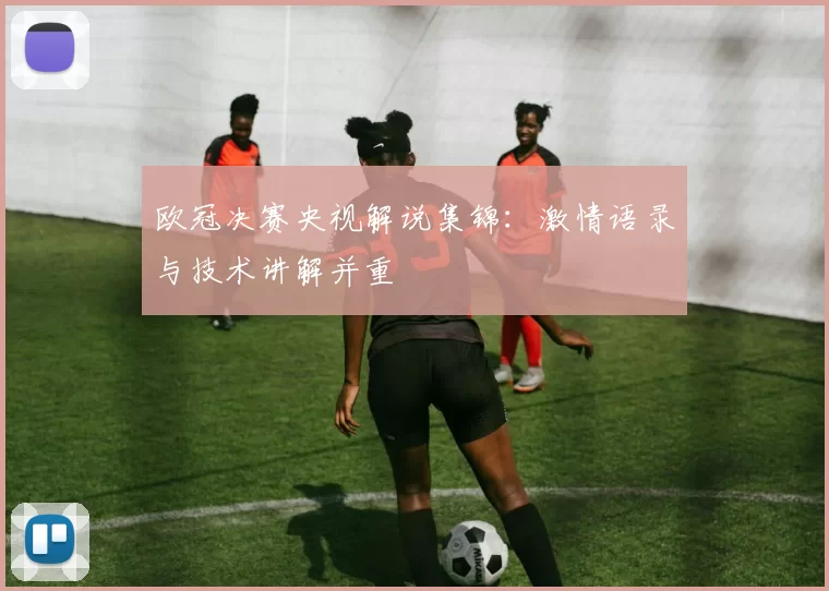 欧冠决赛央视解说集锦：激情语录与技术讲解并重