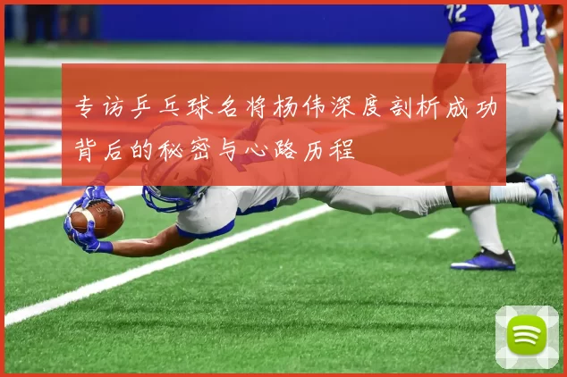 专访乒乓球名将杨伟深度剖析成功背后的秘密与心路历程